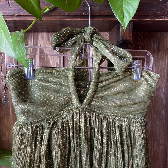 Sabina Musayev Tair Dress, women’s size small in green moss NWT - Picture 2 of 7